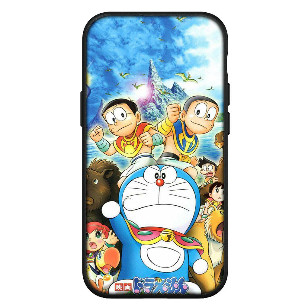 Чехол для iPhone 16 15 Xiaomi Redmi Note 14 13 12 11 Pro Max X 8 9 16e Samsung Galaxy S25 S24 S23 Moto G85 G24 OPPO Huawei Аниме Дораэмон Чехол для телефона