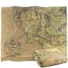 Lord Of The Rings Map of Middle Earth Silky Supersoft Blanket