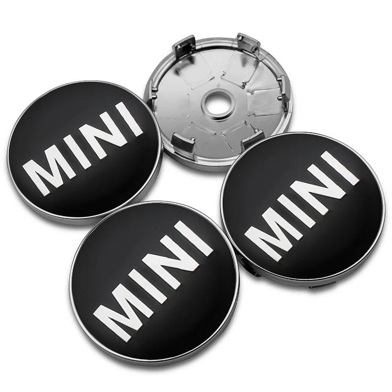4Pcs 60mm Car Wheel Center Hub Caps Rim Cover Emblem Badge Decoration For MINI Cooper One S F54 F55 F56 R56 R60 Clubman Coupe