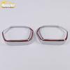 15 CRV Rearview Mirror Trim: Bright Ring Cover & Frame Decor