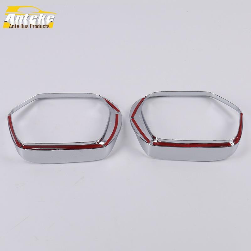 15 CRV Rearview Mirror Trim: Bright Ring Cover & Frame Decor