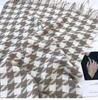 Women's Medium-Length Houndstooth Scarf - Warm, Sweet Style, Imitation Cashmere, Tassel Snood, Thick Shawl