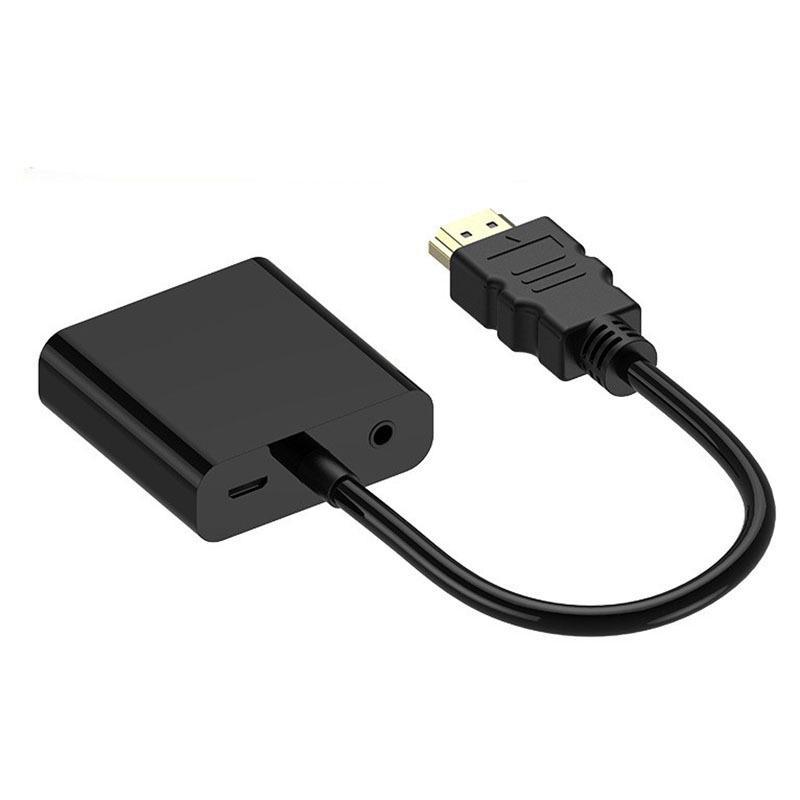 HDMI To VGA High-Definition Adapter Cable for Computer, Notebook, and Projector