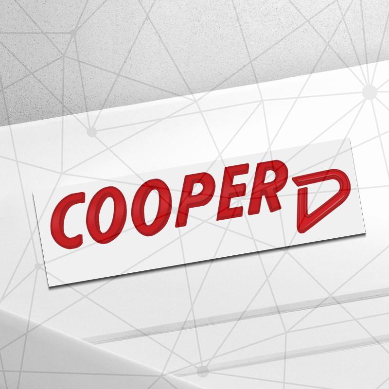 3D Авто Металлическая Наклейка Логотип Значок Cooper S SD на Задний Багажник Автомобиля Декор для Cooper ONE Clubman Paceman JCW R56 R58 R59 F60