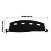 1Pcs Dashmat Dash Cover Dashboard Mat Interior Pad For Dodge Ram 1500 2500