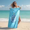 1pc Marseille Beach Towel, Comfortable and Thick, and Swimming/Bath/Picnic/Camping Towel, Suitable for Seaside Beaches