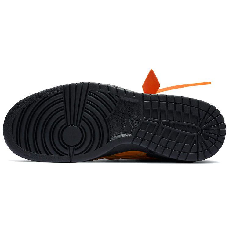 Off-White x Nike Air Rubber Dunk University Gold Унисекс Кроссовки Черные CU6015-700