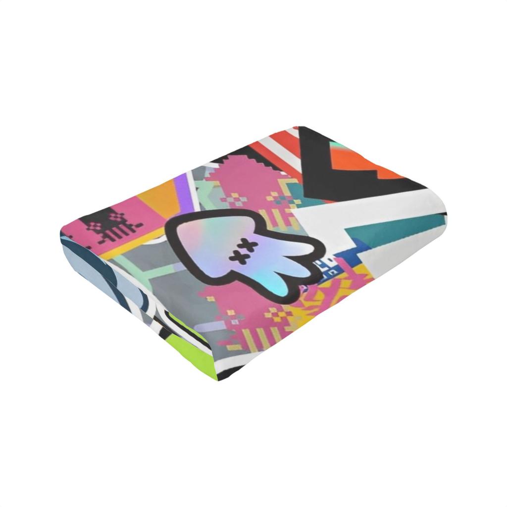 Плед Splatoon Shoot Видеоигра Легкий Теплый Пледы для Гостиной 50x60 Дюймов Разные Размеры Постельные Принадлежности Пледы