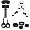 S&M Bed Bondage Ankle Collar Leather Restraint Set  Bondage Kits Erotic Toy Handcuffs Adult Game Sex Toys For Women Couples