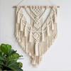 Cotton Thread Hand-woven Tapestry Chic Boho Style Solid Color Simple Home Furnishing Decoration