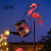 Garden Decorations for Home Solar Flamingo Watering Can Light, Powered LED Waterproof Eco Friendly Decor Pathway Light with Stake Patio Lawn