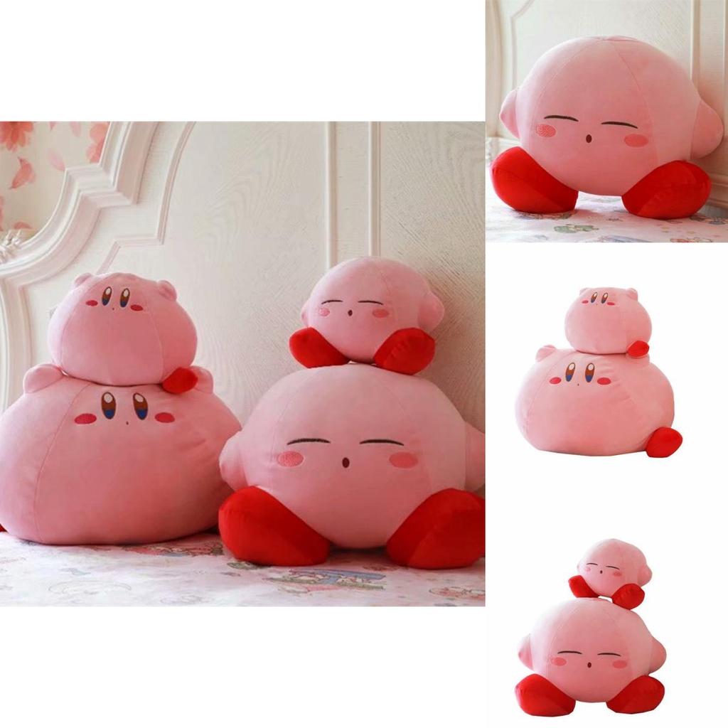 Очаровательная большая плюшевая кукла Kirby Adventure, идеально подходящая для детского подарка и домашнего декора