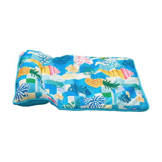 Pet Ice Silk Cooling Pad Non-slip Foldable Breathable Summer Cat Dog