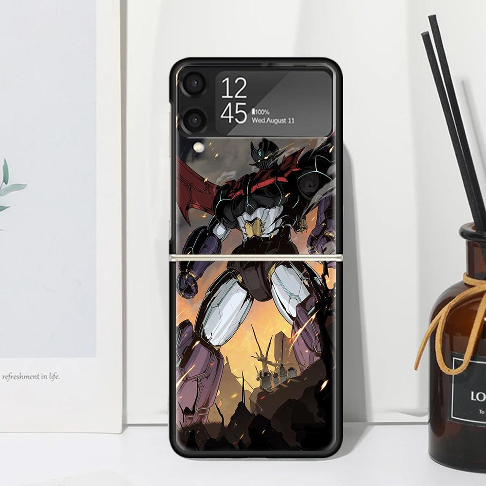Чехол для телефона M-Mazinger Z Anime для Samsung Galaxy Z Flip 7 Flip7 Zflip 6 Flip6 5 Flip5 4 Flip4 3 Flip3 5G Fundas Черная крышка Gala