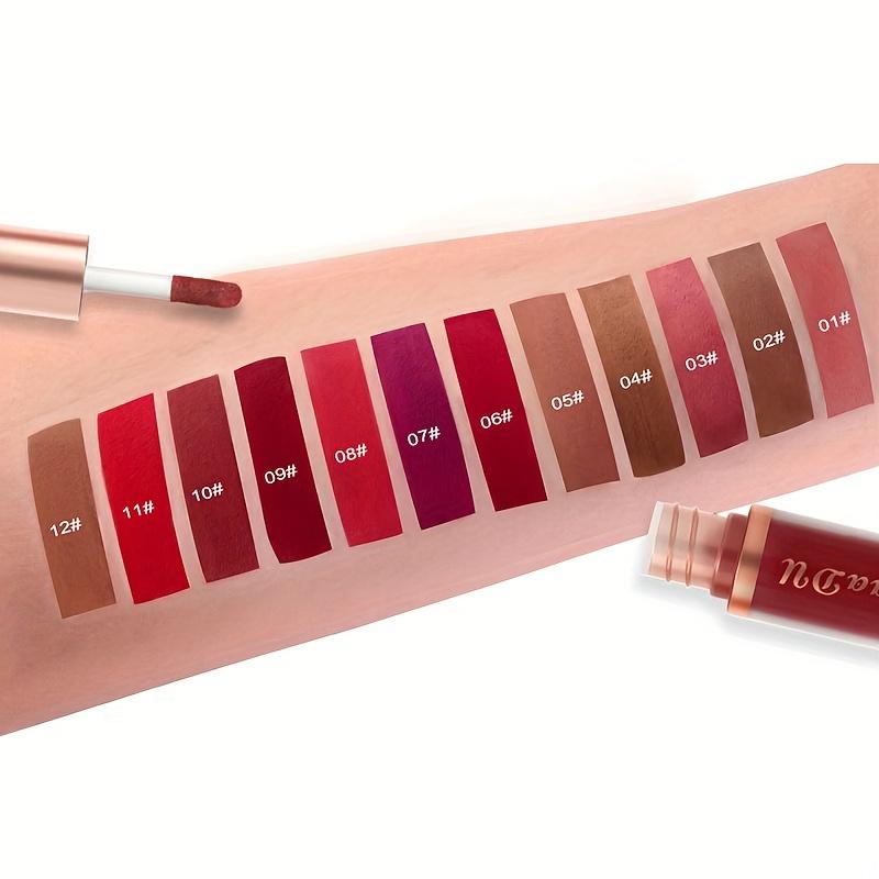 1 шт. водостойкая матовая бархатная глазурь для губ увлажняющая стойкая антипригарная чашка не выцветает блеск для губ помада макияж