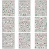 1 Sheet Nail Sticker Christmas Theme Design Long-Lasting Eco-Friendly Snowflakes Nail Polish Stickers