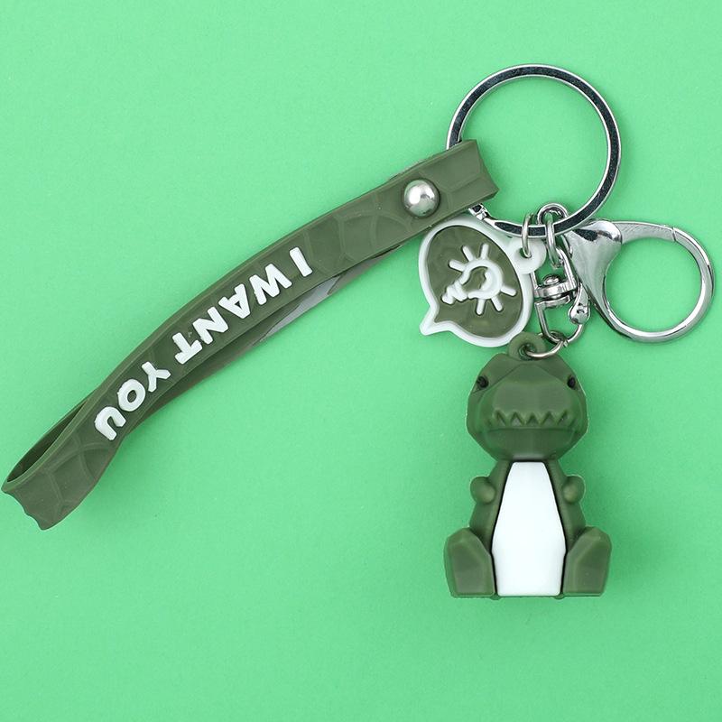 Креативный ПВХ силиконовый геометрический вырез автомобильная сумка кулон брелок подарок подарок кожаная веревка брелок