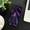 Плохой чехол-кролик K-Bunny для Samsung S26, S25, S24, S23, S22, S21, S20, Ultra, Plus, FE Черный мягкий чехол