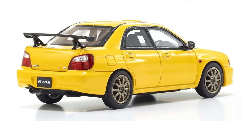 Kyosho Original Subaru Impreza S202 Желтый Готовый продукт 1/43