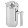 Double Walled Stainless Steel Coffee Maker French Press Tea Pot with Filter (1000ML)