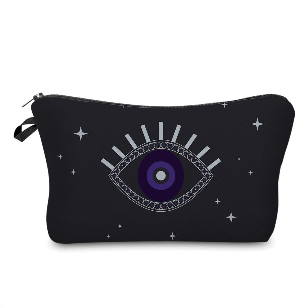 New Cross-border Printed Devil Eye Clutch Bag Ladies Multi-functional Travel Organizer