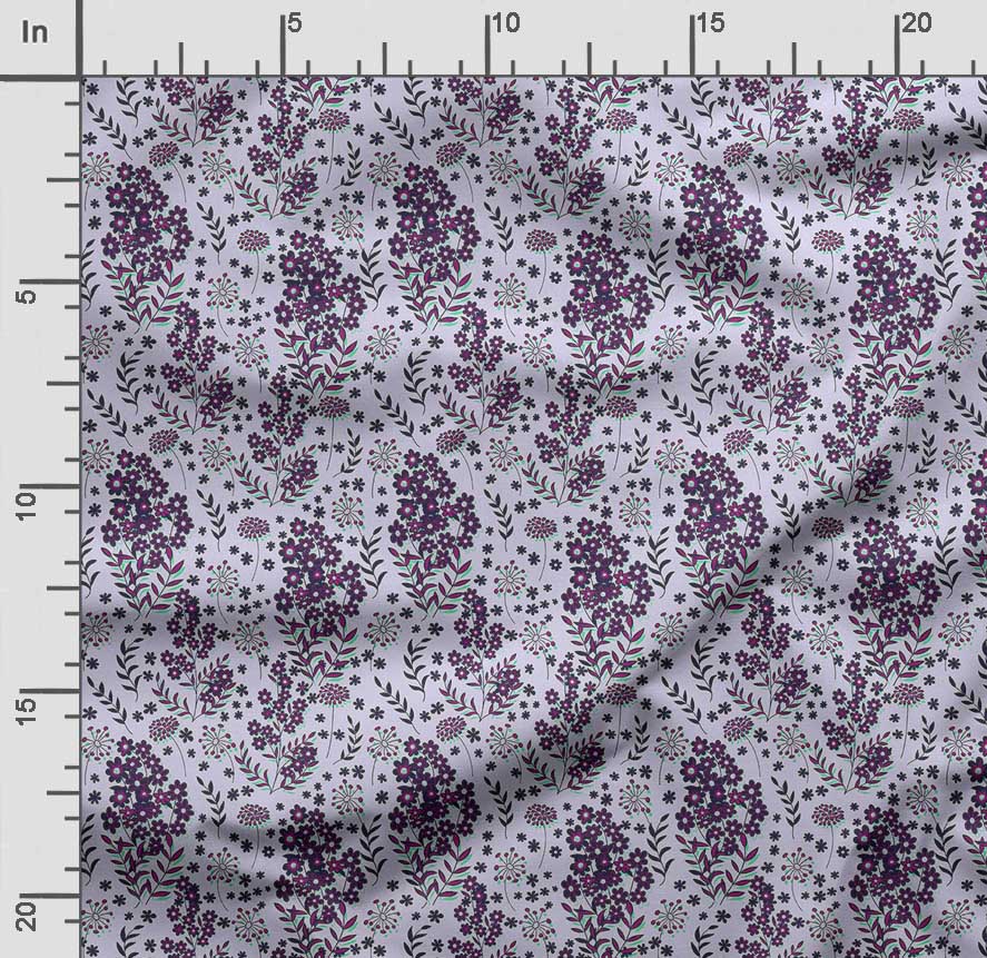Soimoi Цветочный принт, хлопковый батист, ткань для квилтинга, продаваемая во дворе, хлопчатобумажная ткань средней плотности шириной 42 дюйма,