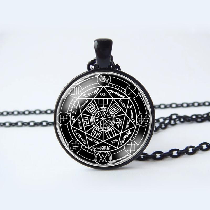 Ожерелье с подвеской «Семь 7 архангелов» и печатью, золотые украшения