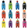 12pcs Among Christmas Us Action Figure Crewmate Impostor Game Car Decor Desktop