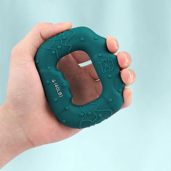 Кольцо-тренажер для силовых упражнений с силиконовой рукояткой, противоскользящее, для тренировки пальцев предплечья, усилитель хвата руки