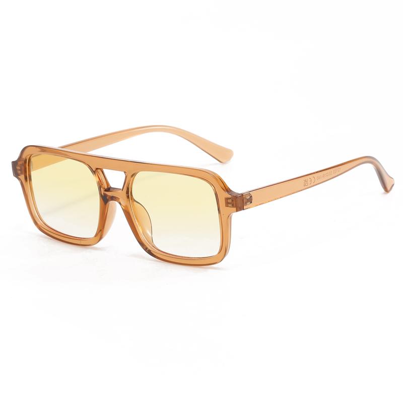 Защитные очки Модные солнцезащитные очки с двойной перекладиной Персонализированные солнцезащитные очки с маленькой оправой Y2K Защита от УФ-лучей Очки для улицы