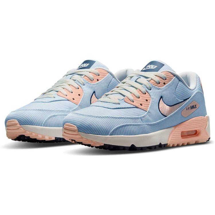 Nike Air Max 90 Golf NRG Seersucker Unisex Sneakers Blue Hydrogen-Blue Sail CZ2435-424