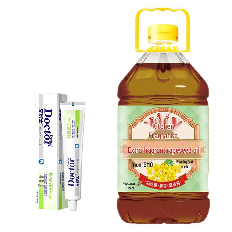 Доктор. Набор зубной пасты Ya Lemon Fresh Super White и рапсового масла Chuzhongxiang