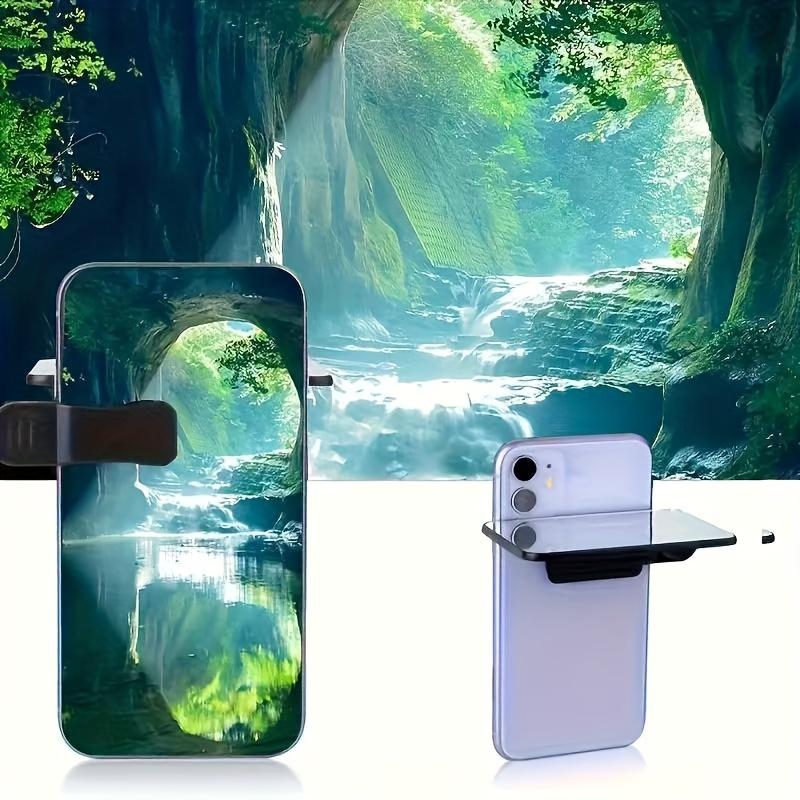 Инструмент для фотографии с отражающей линзой для iPhone/Android-Портативная зеркальная насадка-Аксессуар для тревел-фотографии (Батарея не требуется)