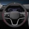 Car Styling Leather Steering Wheel Cover Auto Accessorie For Alfa Romeo 4C 159 166 Spider Giulia Giulietta 156 Mito 147 8C GT