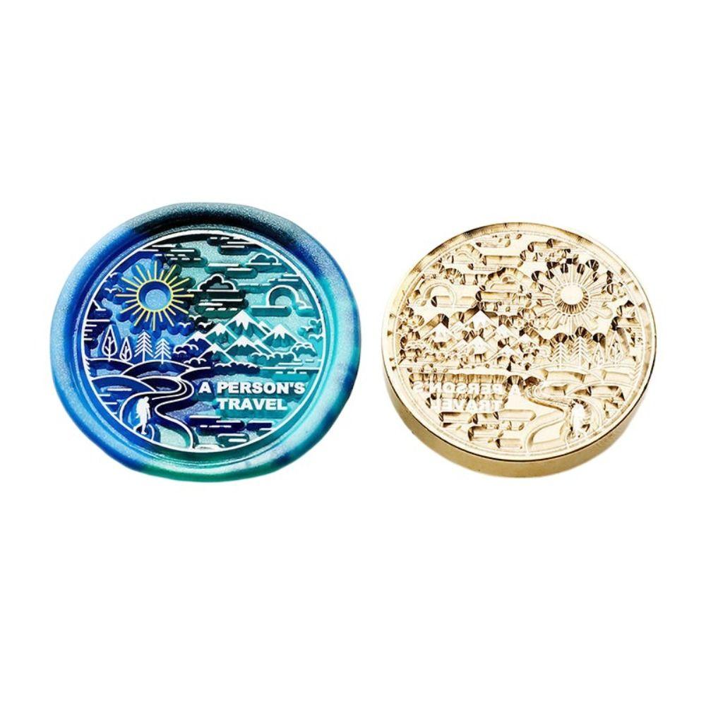 Antique Metal Sealing Wax Seals Head Sealing Wax Stamp Replace Head  for Birthday Cards