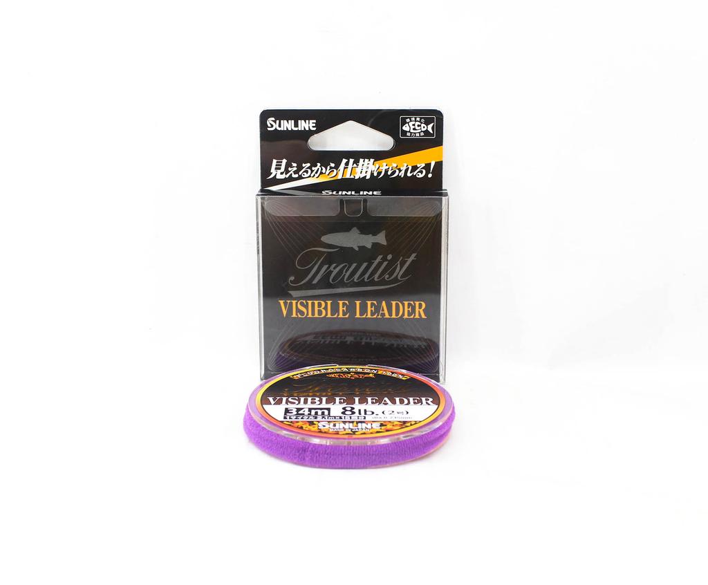 Sunline Флюорокарбоновый поводок Troutist Visible Leader HG 34м 8Lb (5254)