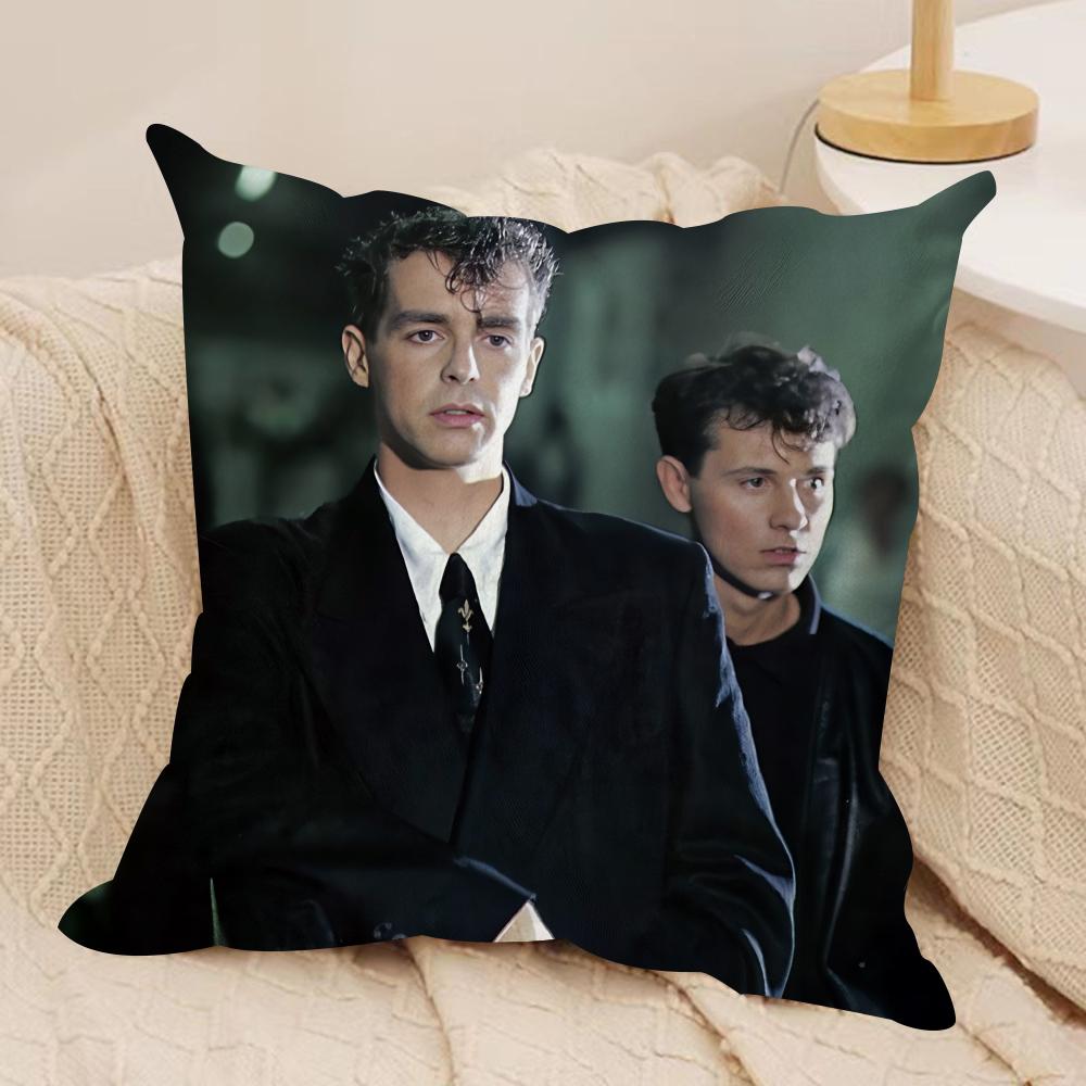 Музыкальная Подушка-Чехол Pet Shop Boys Мягкий Короткий Плюш Невидимая Молния Пылезащитный Чехол для Подушки Дивана Для Домашнего Декора