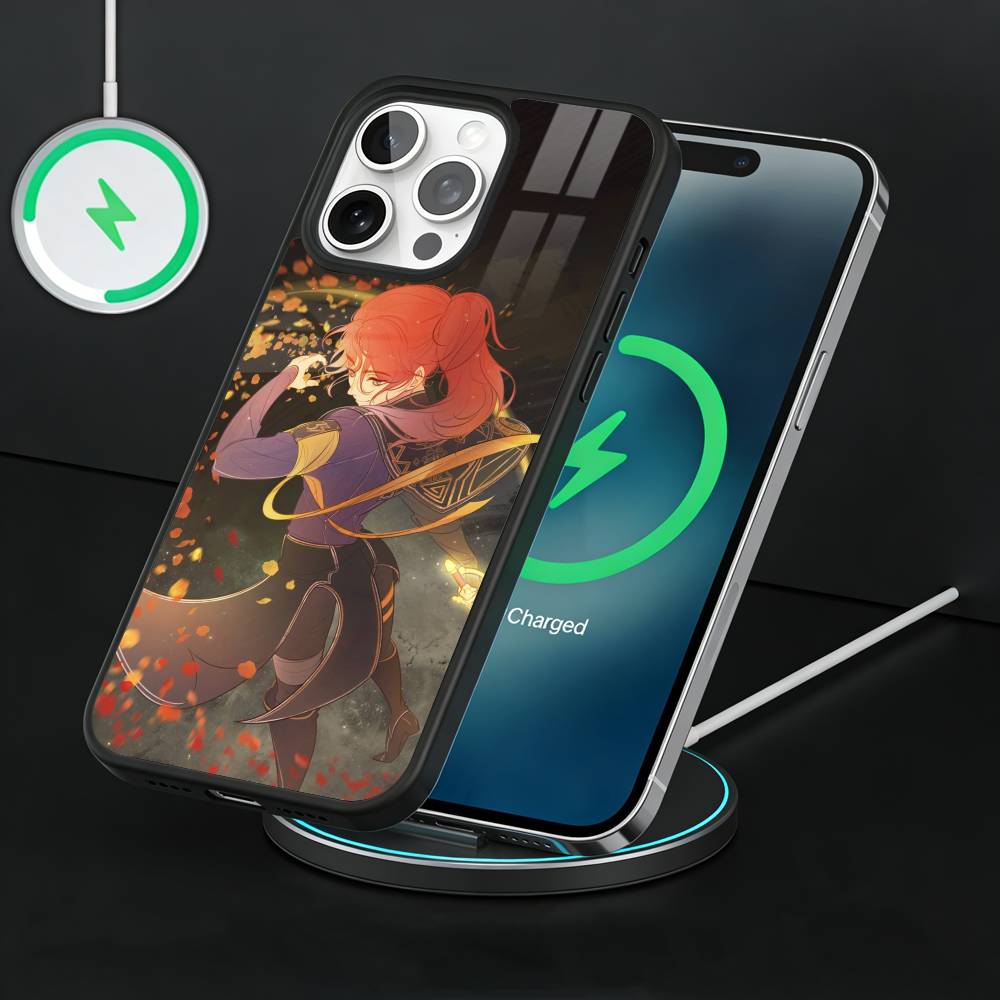 Чехол для телефона Clair Obscur E-Expedition 33 Maelle Для iPhone17,16,15,14,13 Plus,Pro Max Магнитный Для Magsafe Беспроводной Зарядки