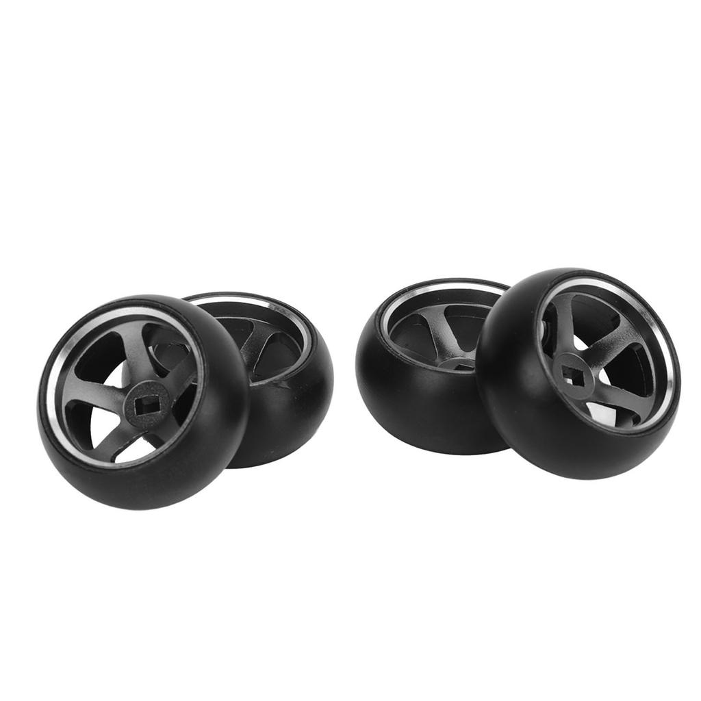 4 шт. Дрифтовые шины для радиоуправляемых моделей, Набор колес и шин из алюминиевого сплава для Wltoys K989 K969 P939 28413 128 RC