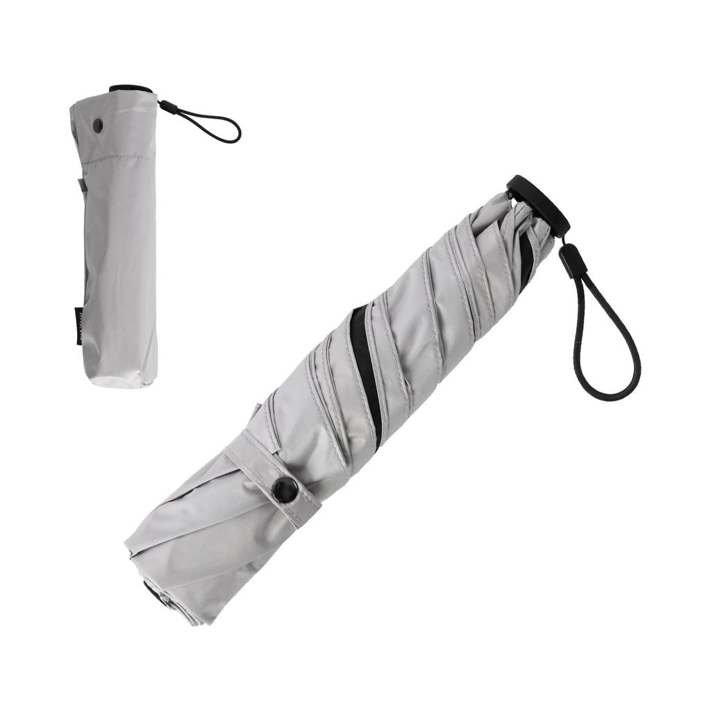 KIZAWA Carbon Fiber UV Light Folding Full Light Heat Level 5 Water Suitable for Men and Perfect for Rain or Day 5 Ribs Ultra-Lightweight Parasol,
