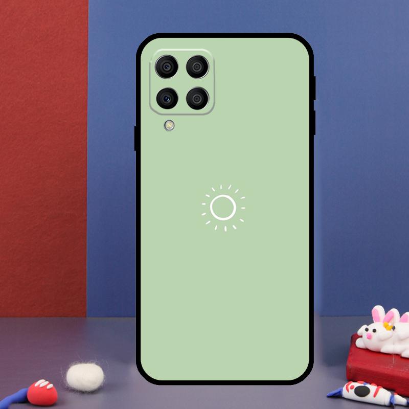 Зеленая эстетика Для Samsung Galaxy M33 M13 M23 M53 M15 M55 M31 M51 M14 M34 M54 M20 M30s M32 M52 Чехол для телефона