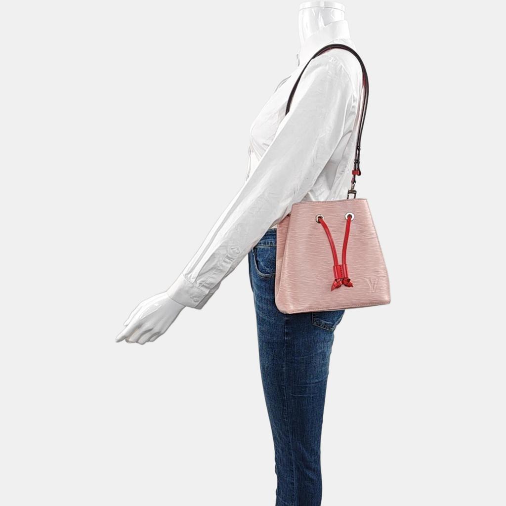 [Pre-Owned] Néonoé Bb Water Wave Leather Bucket Bag - Very Good #10FSEDK