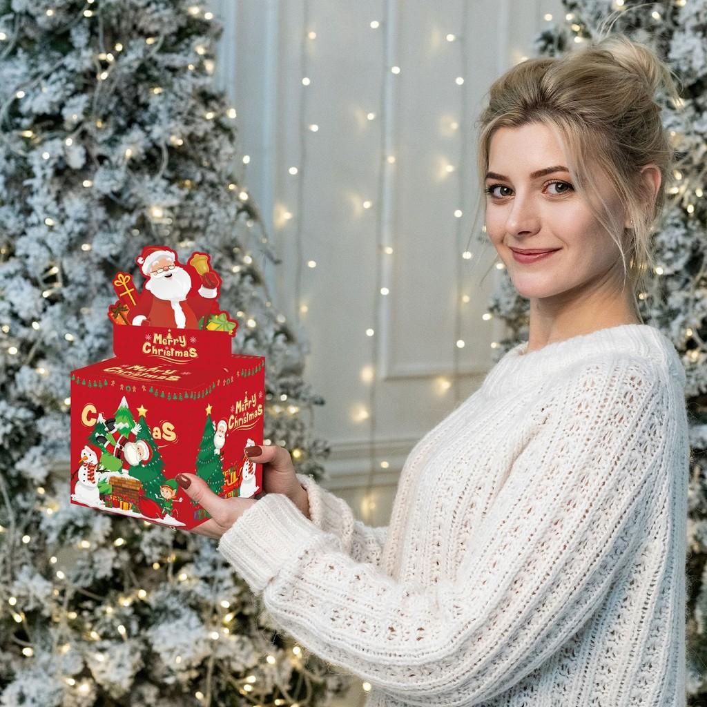 Inspired Christmas Santa Gift Box Holiday Celebration Party Supplies Decoration