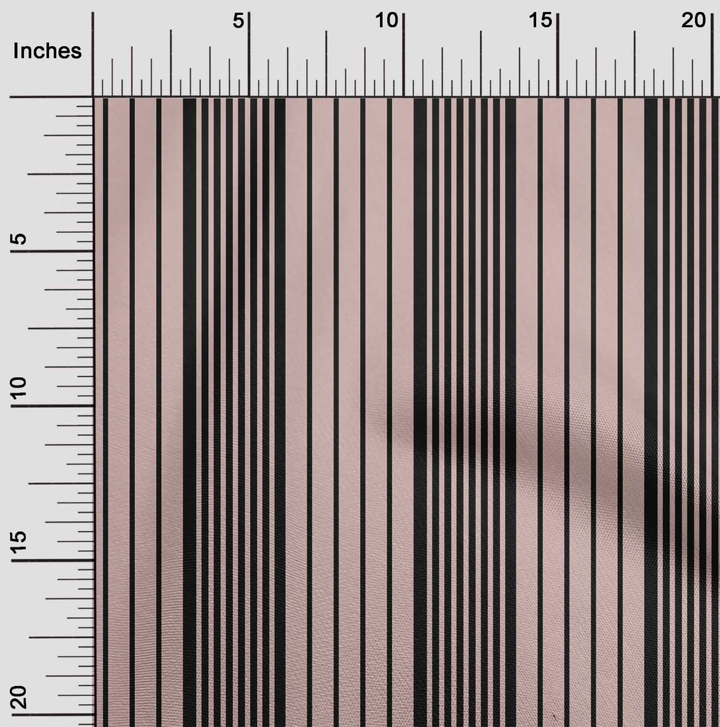 oneOone Cotton Flex Blue Fabric Stripes Craft Projects Decor Fabric Printed By The Yard 40 Inch