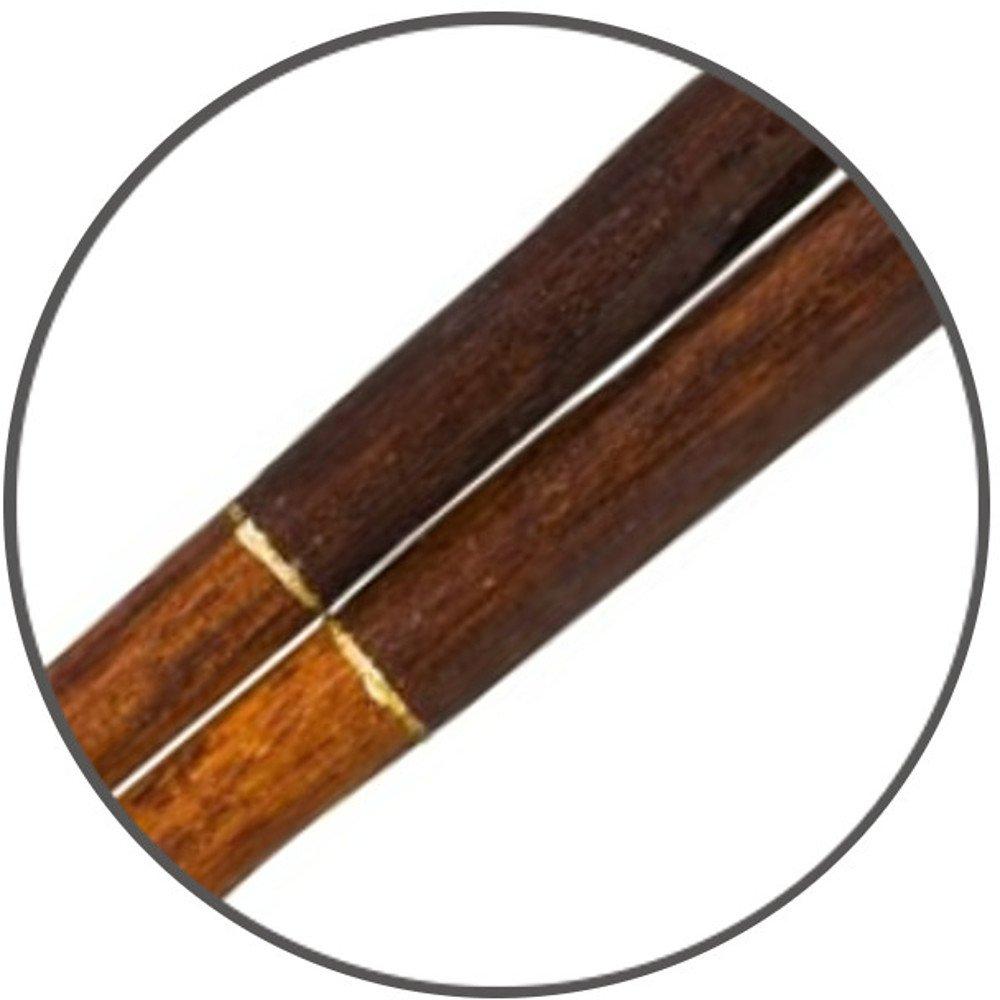 One pair of Fuju chestnut 38049 Japanese-made chopsticks, design, wood, 23.5cm,