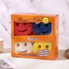 Cute Smiley Face Loofah Sponge Scrubber for Kitchen and Dishwashing