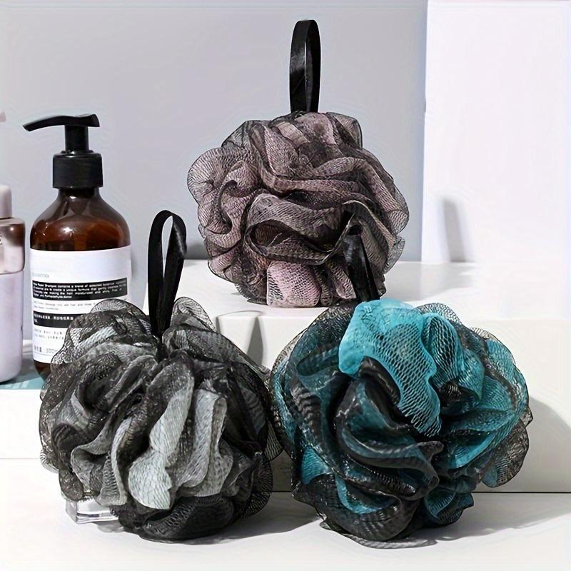 3 шт. Большая мягкая мочалка для душа и ванны для мужчин и женщин, отшелушивающая мочалка для тела, цвет случайный, без отдушек