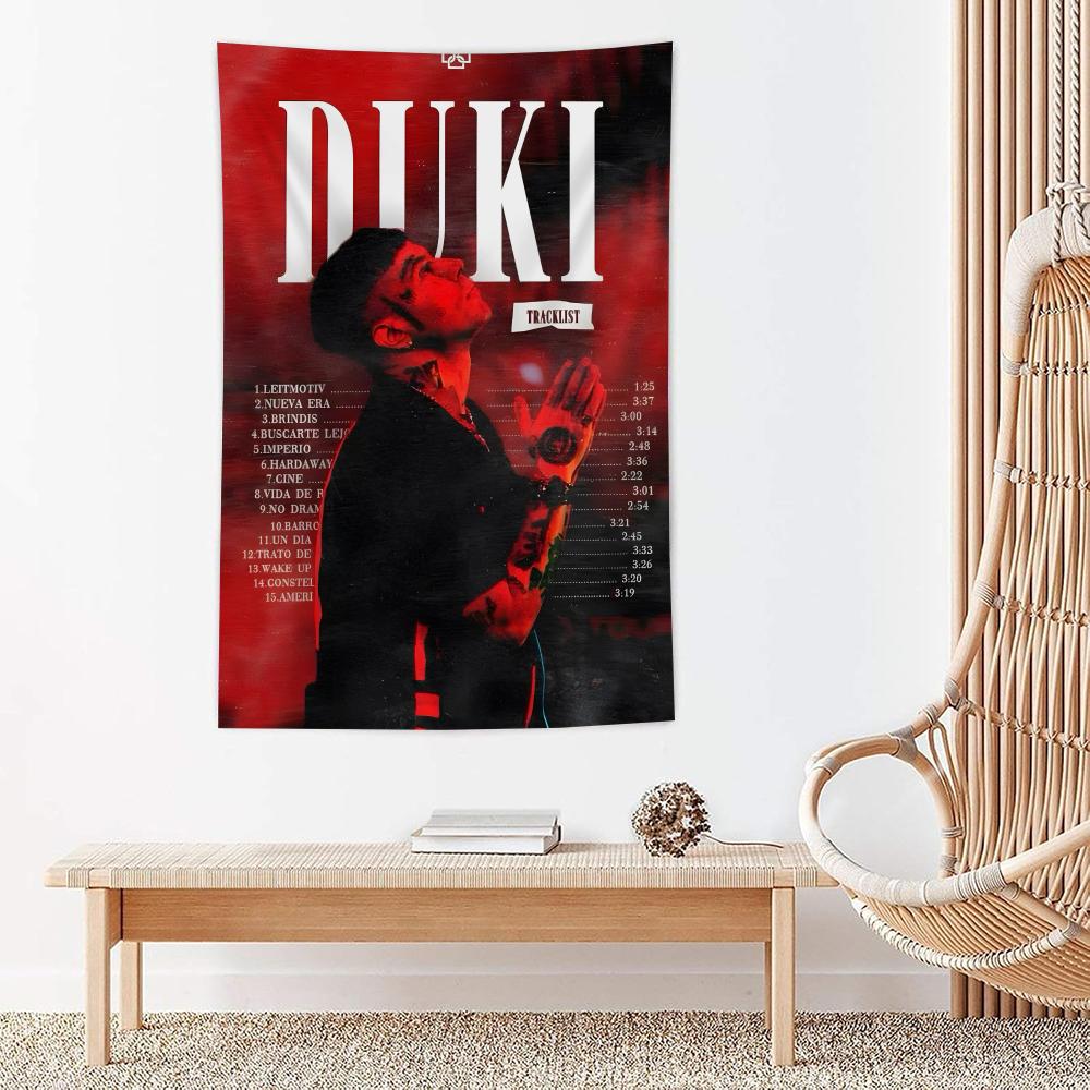 Singer Rapper Dduki Tapestry Microfiber Wall Hanging For Bedroom Living Room Decor Outdoor Festival Garden Bar Background