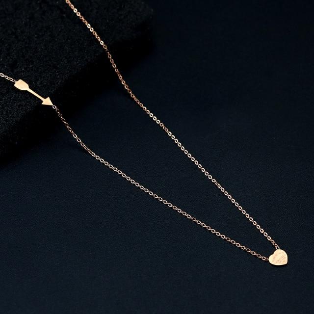 Initial Heart Necklace Women Lock Cross Necklace Charms Paired Pendants For Lp Chain Men Gold Plated Jewelry Gothic Accessorie