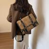 Autumn-Winter Vintage Design Messenger Bag Large Capacity Backpack Single-Shoulder Briefcase Preppy Style Fashion Crossbody Pack